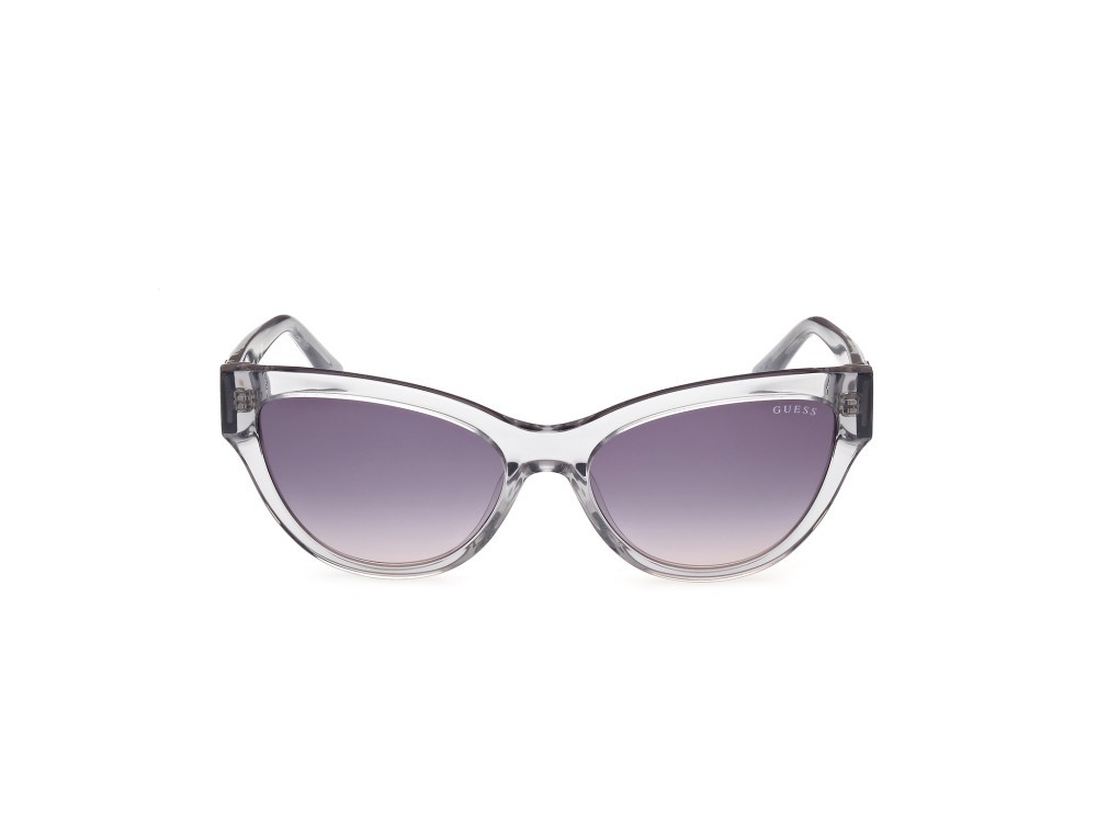 Sonnenbrillen Guess GU00112 (20B) farbe grigio lucido form cat-eye gläser fumo grad.