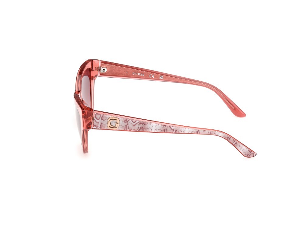 Sonnenbrillen Guess GU00112 (72T) farbe rosa form cat-eye gläser bordeaux sfumato