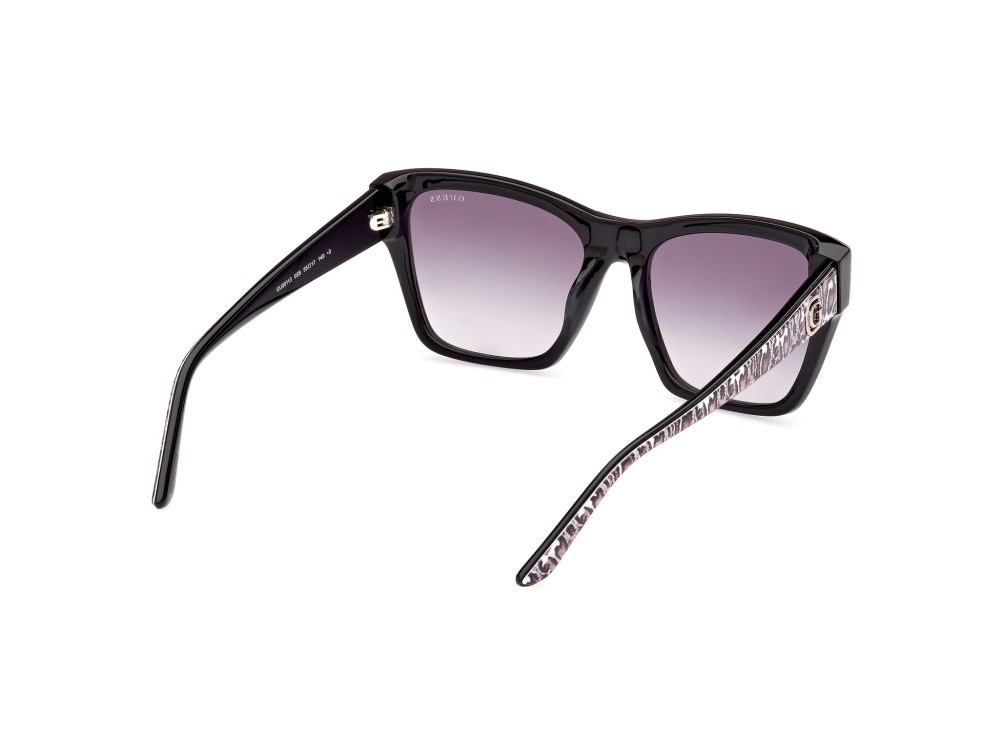 Sonnenbrillen Guess GU00113 (05B) farbe nero lucido form quadratisch gläser fumo grad.