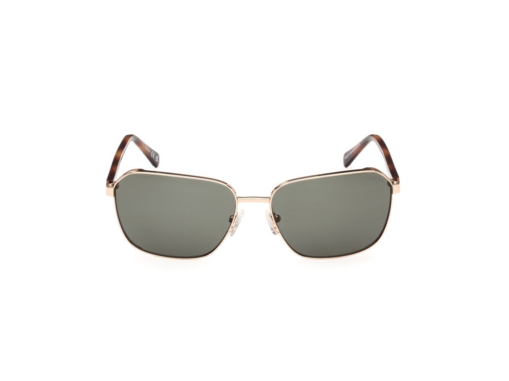Sonnenbrillen Guess GU00117 (32N) farbe oreo pallido lucido  form rechteckig gläser verde