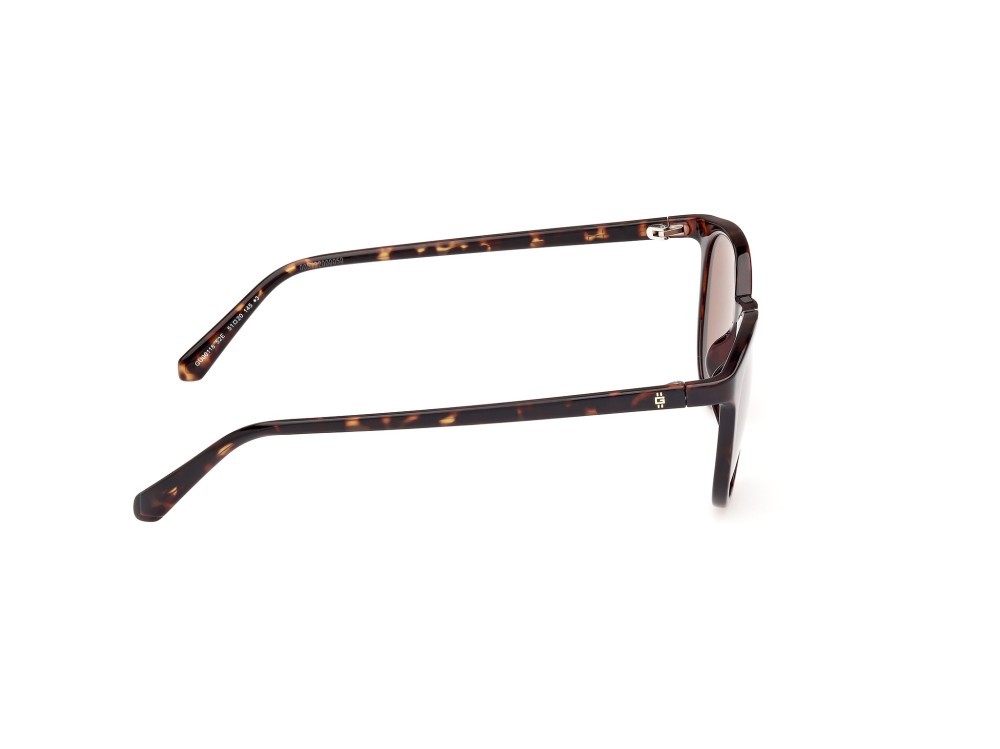 Occhiali da sole Guess GU00118 (52E) colore avana scura forma rotondo lenti marrone
