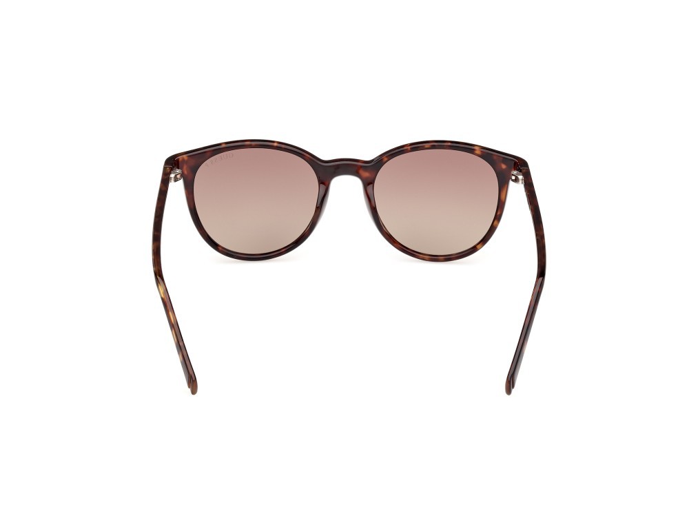 Occhiali da sole Guess GU00118 (52H) colore avana scura forma rotondo lenti marrone polar.