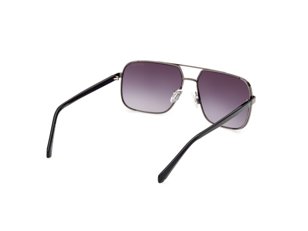 Occhiali da sole Guess GU00119 (08B) colore antracite lucido forma navigator lenti fumo grad.