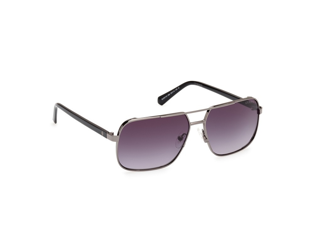 Occhiali da sole Guess GU00119 (08B) colore antracite lucido forma navigator lenti fumo grad.
