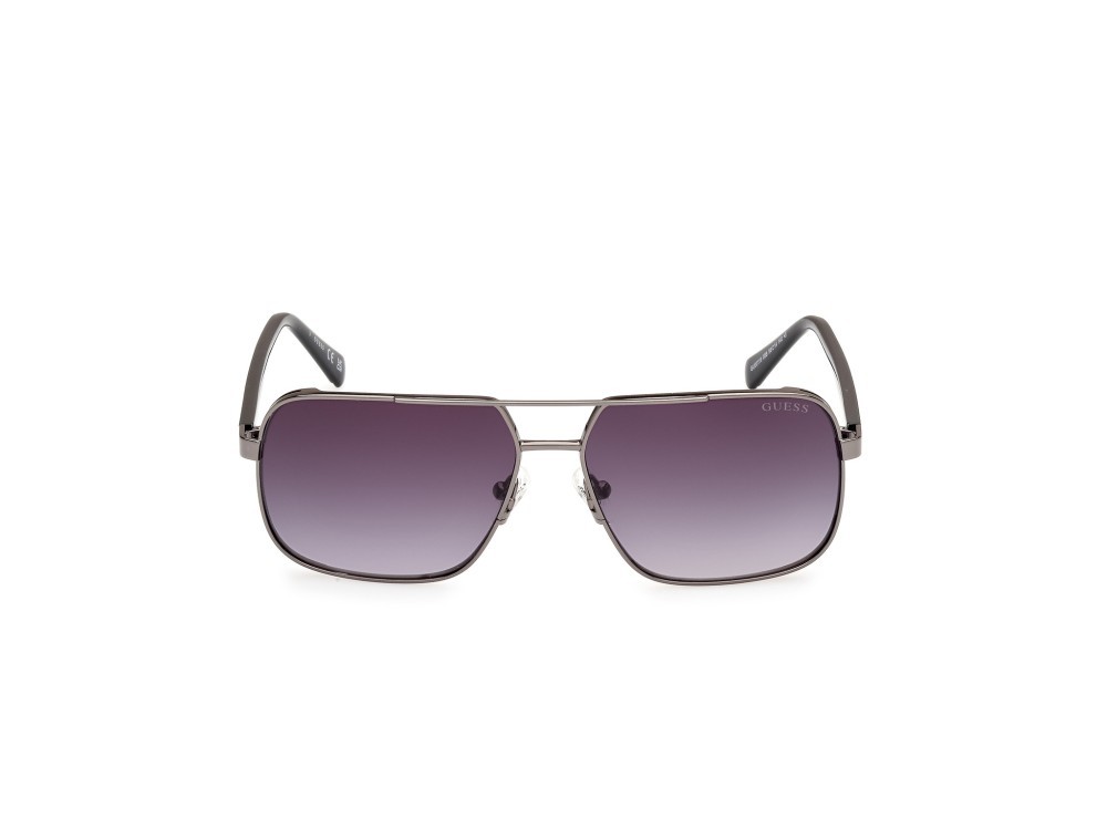 Occhiali da sole Guess GU00119 (08B) colore antracite lucido forma navigator lenti fumo grad.