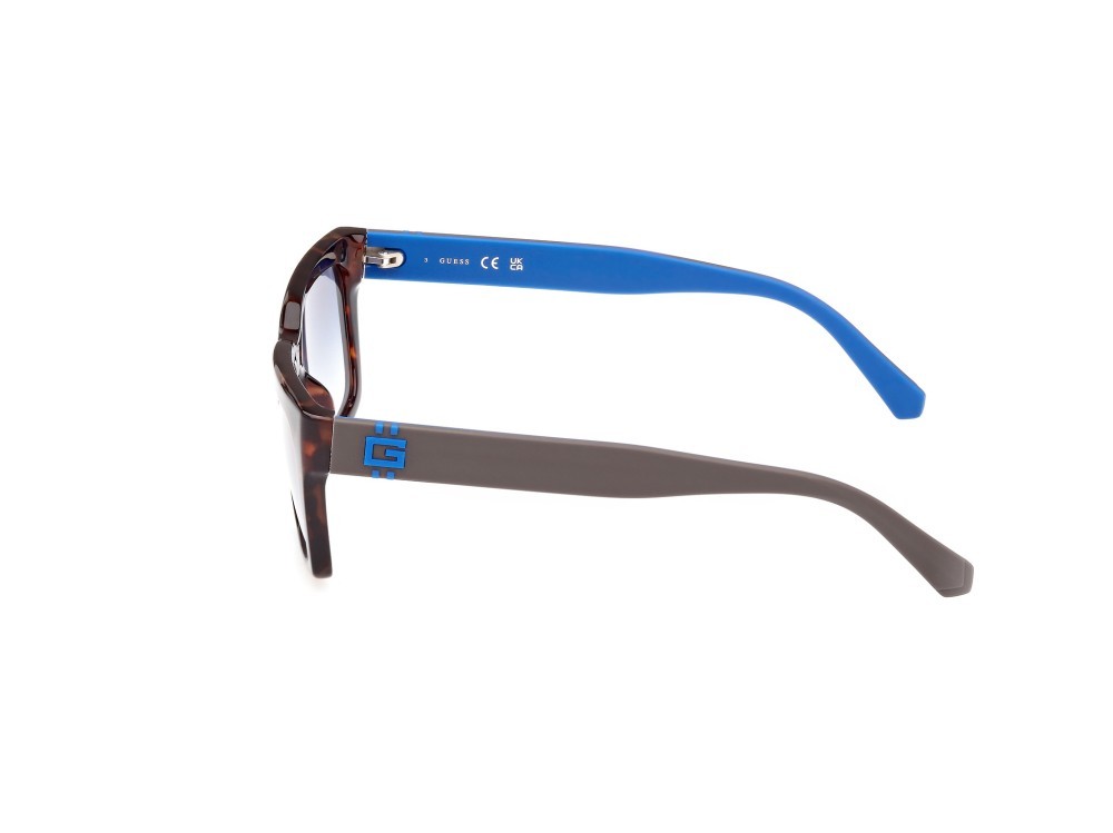 Sonnenbrillen Guess GU00121 (52W) farbe avana scura form rechteckig gläser blu sfumato