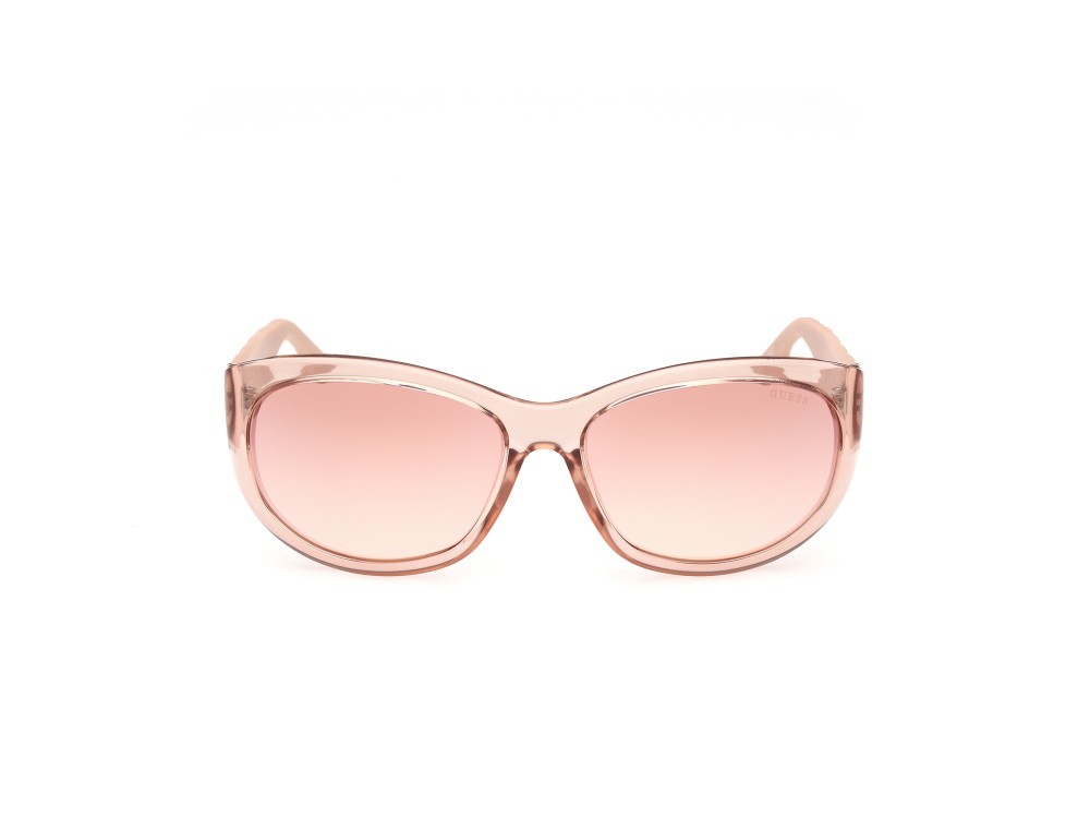 Sonnenbrillen Guess GU00131 (57U) farbe beige lucido form oval gläser bordeaux specchiato