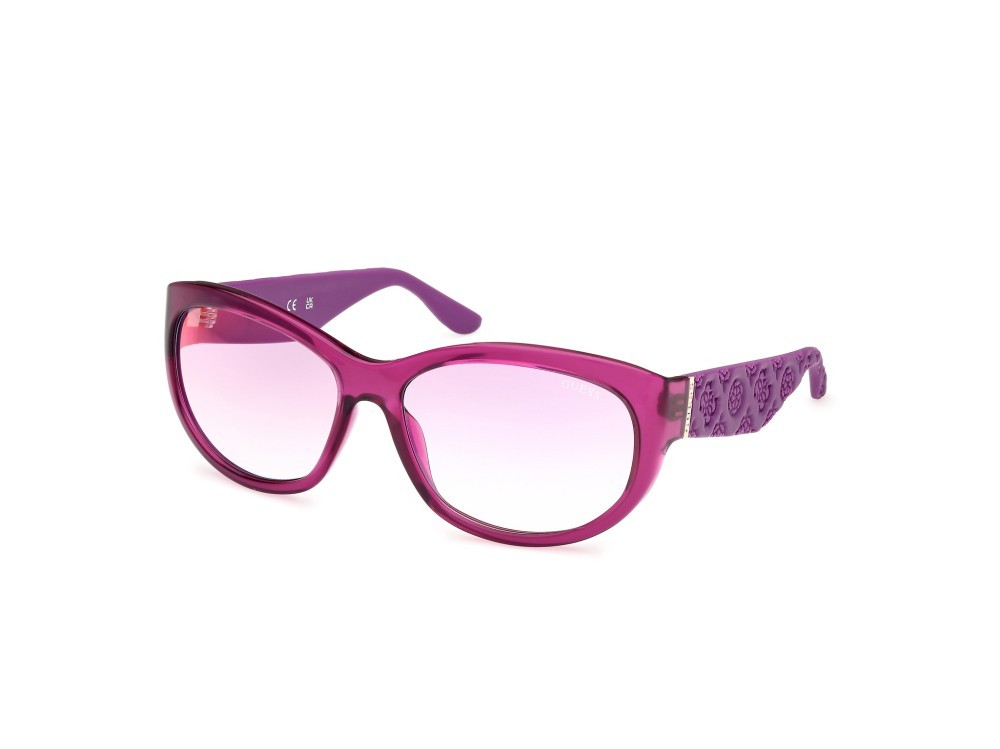 Sonnenbrillen Guess GU00131 (81Z) farbe viola lucido form oval gläser viola sfumato o specchiato