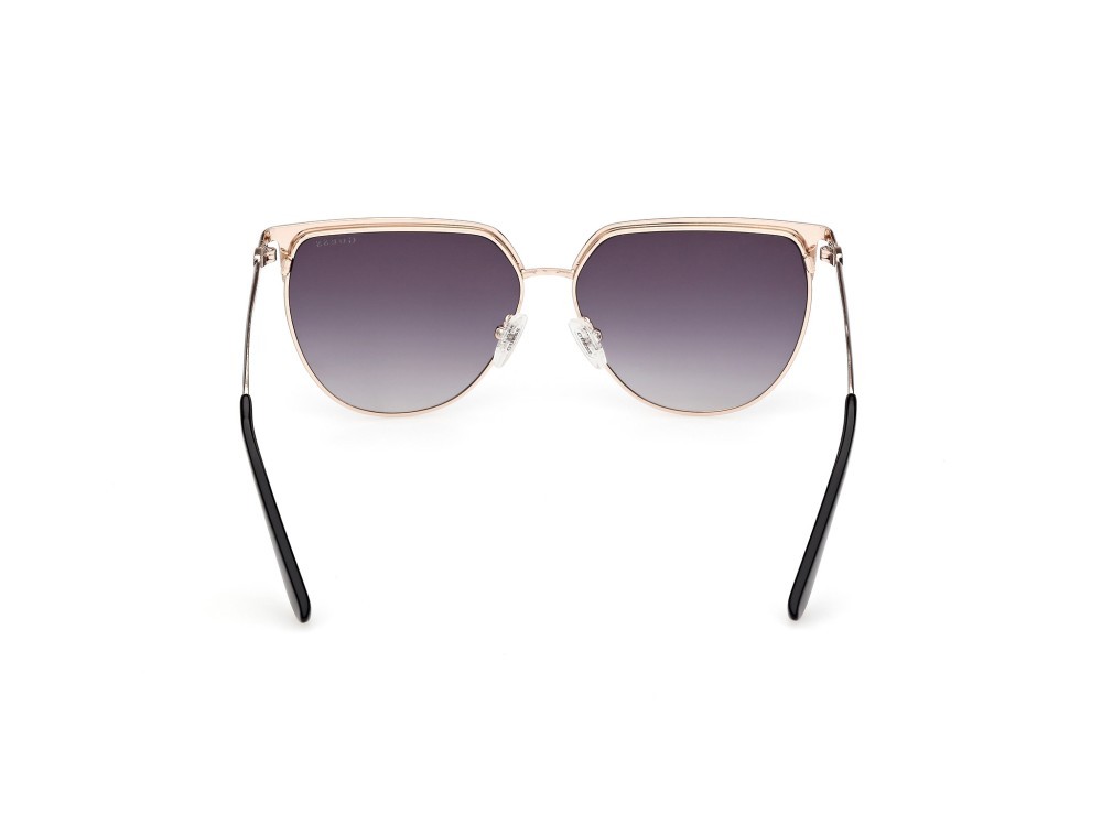 Sonnenbrillen Guess GU00132 (05C) farbe oro endura lucido form cat-eye gläser fumo specchiato