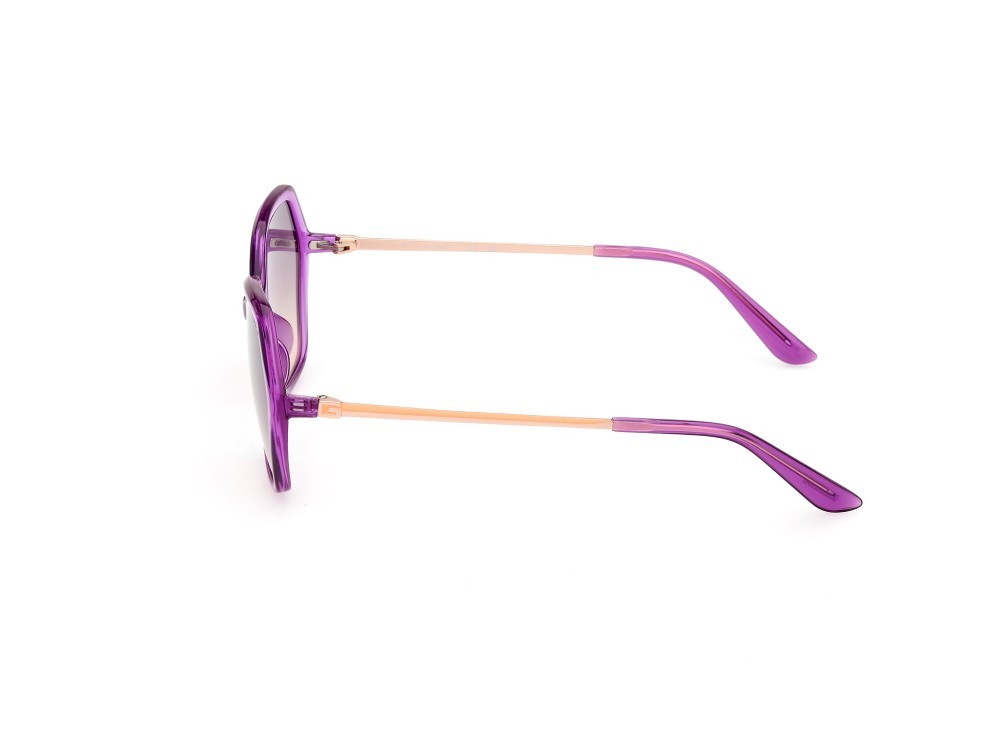 Sonnenbrillen Guess GU00134 (81Z) farbe viola lucido form geometrisch gläser viola sfumato o specchiato
