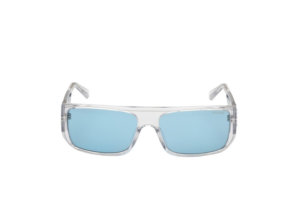 Sonnenbrillen Guess GU00136 (26V) farbe cristallo form rechteckig gläser blu 