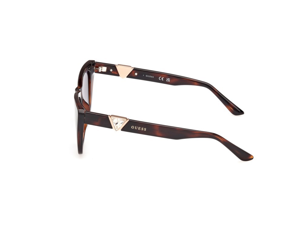 Sonnenbrillen Guess GU00139 (52B) farbe avana scura form schmetterling gläser fumo grad.