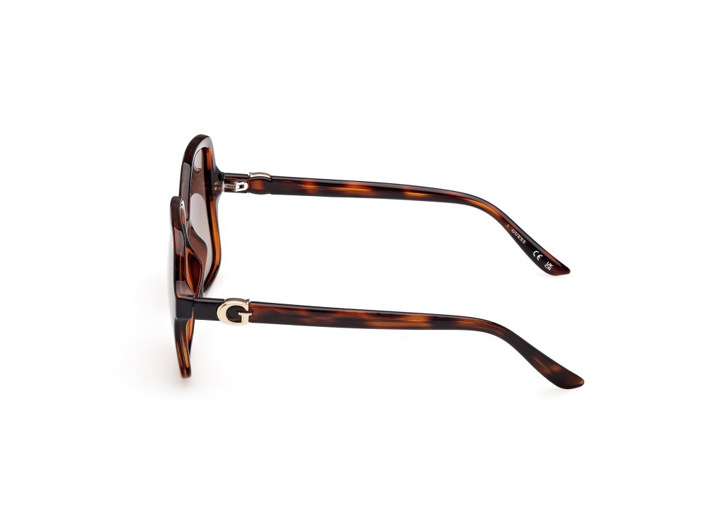 Sonnenbrillen Guess GU00190 (52H) farbe avana scura form quadratisch gläser marrone polar.