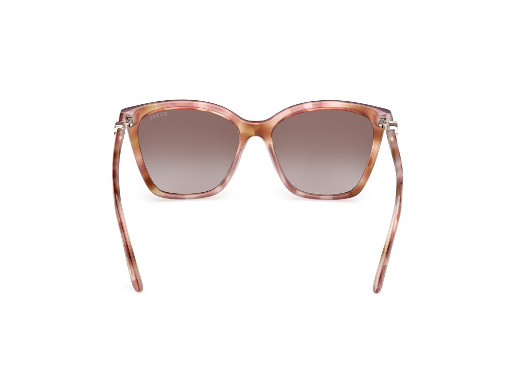 Occhiali da sole Guess GU00191 (47F) colore marrone chiaro/avana forma quadrato lenti marrone sfumato