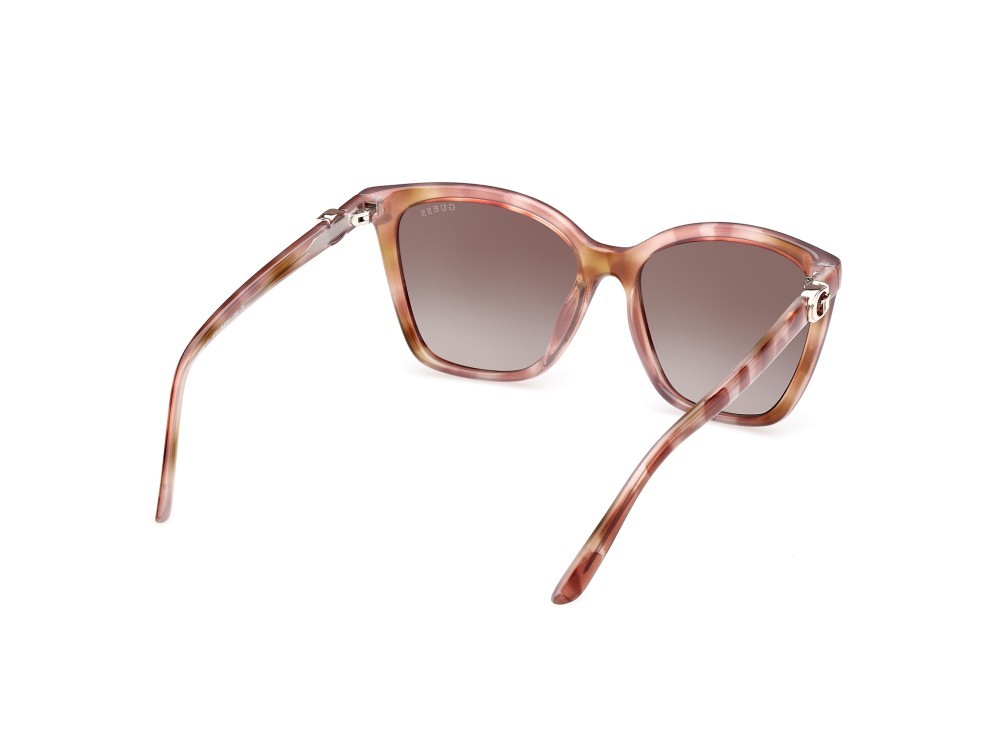 Occhiali da sole Guess GU00191 (47F) colore marrone chiaro/avana forma quadrato lenti marrone sfumato