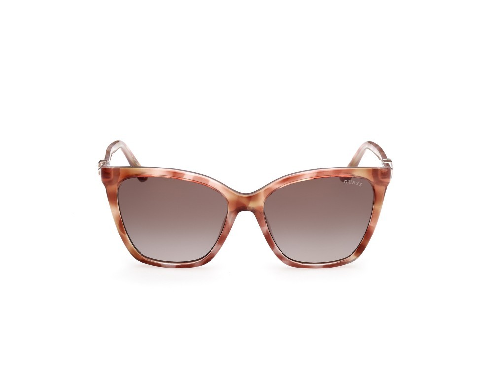 Occhiali da sole Guess GU00191 (47F) colore marrone chiaro/avana forma quadrato lenti marrone sfumato