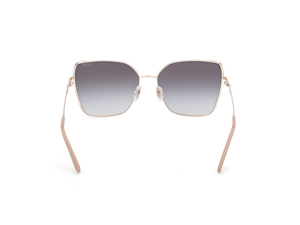 Occhiali da sole Guess GU00192 (32B) colore oro pallido lucido forma farfalla lenti fumo grad.