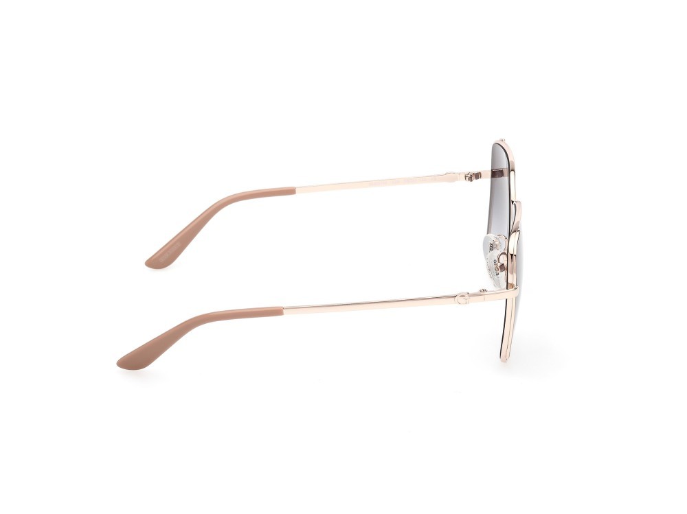 Occhiali da sole Guess GU00194 (32B) colore oro pallido lucido forma quadrato lenti fumo grad.