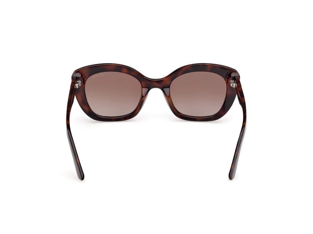 Occhiali da sole Guess GU00196 (52F) colore avana scura forma quadrato lenti marrone sfumato