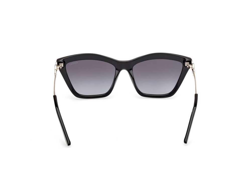 Occhiali da sole Guess GU00199 (01B) colore nero lucido forma rettangolare lenti fumo grad.