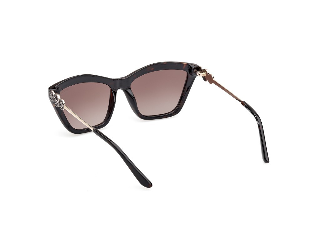 Occhiali da sole Guess GU00199 (52F) colore avana scura forma rettangolare lenti marrone sfumato