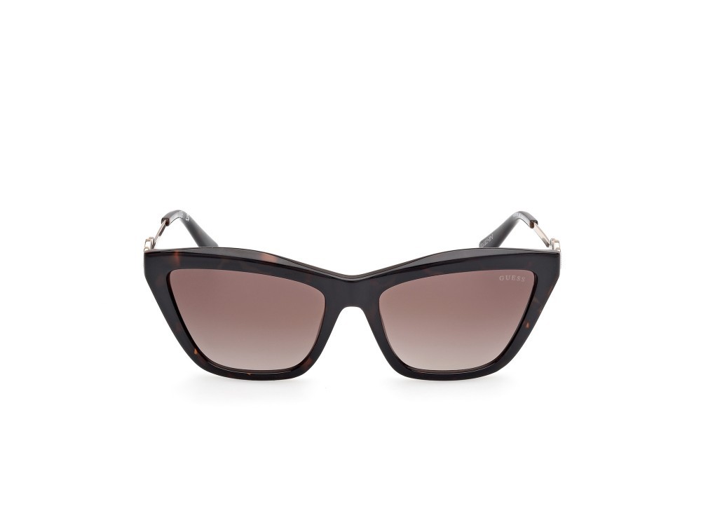 Occhiali da sole Guess GU00199 (52F) colore avana scura forma rettangolare lenti marrone sfumato