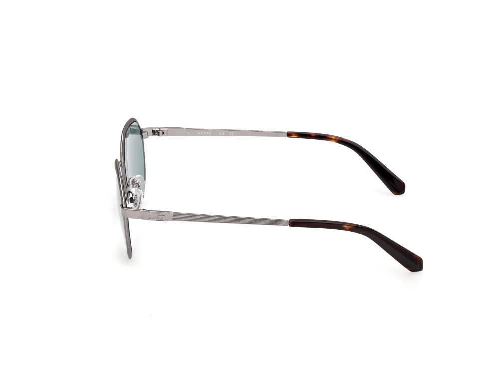 Sonnenbrillen Guess GU00207 (09V) farbe antracite satinato  form rund gläser blu