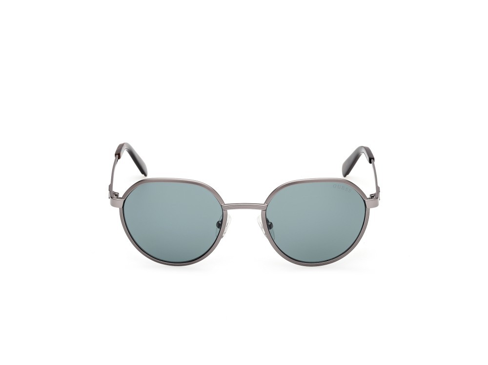 Sonnenbrillen Guess GU00207 (09V) farbe antracite satinato  form rund gläser blu