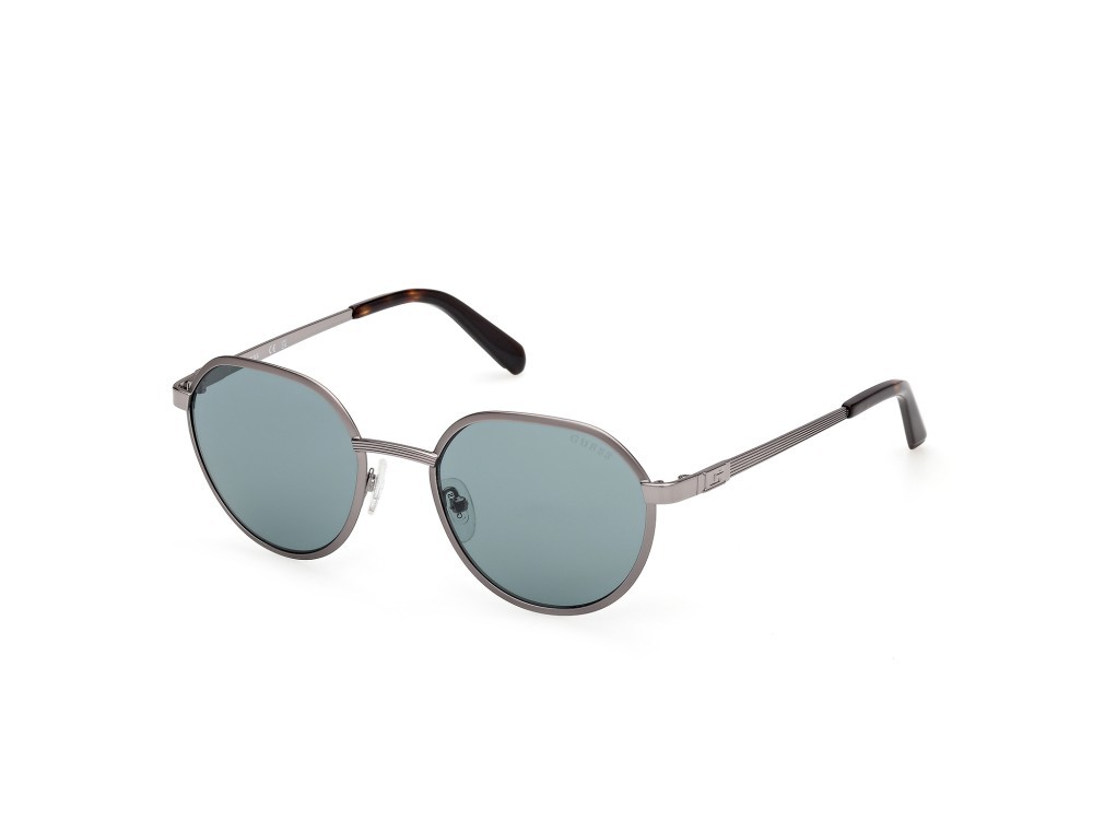 Sonnenbrillen Guess GU00207 (09V) farbe antracite satinato  form rund gläser blu