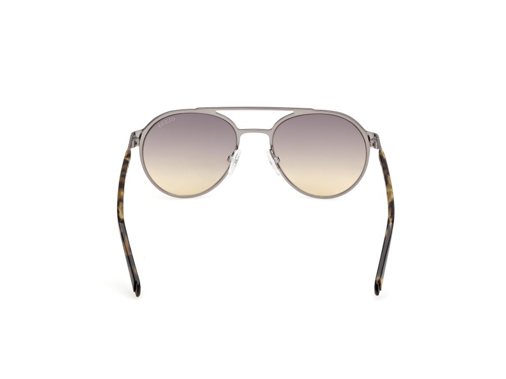 Occhiali da sole Guess GU00211 (09B) colore antracite satinato  forma rotondo lenti fumo grad.