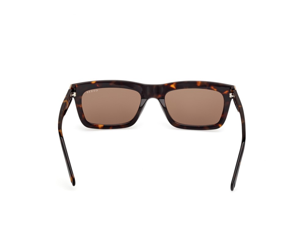 Occhiali da sole Guess GU00212 (52E) colore avana scura  forma rettangolare lenti marrone