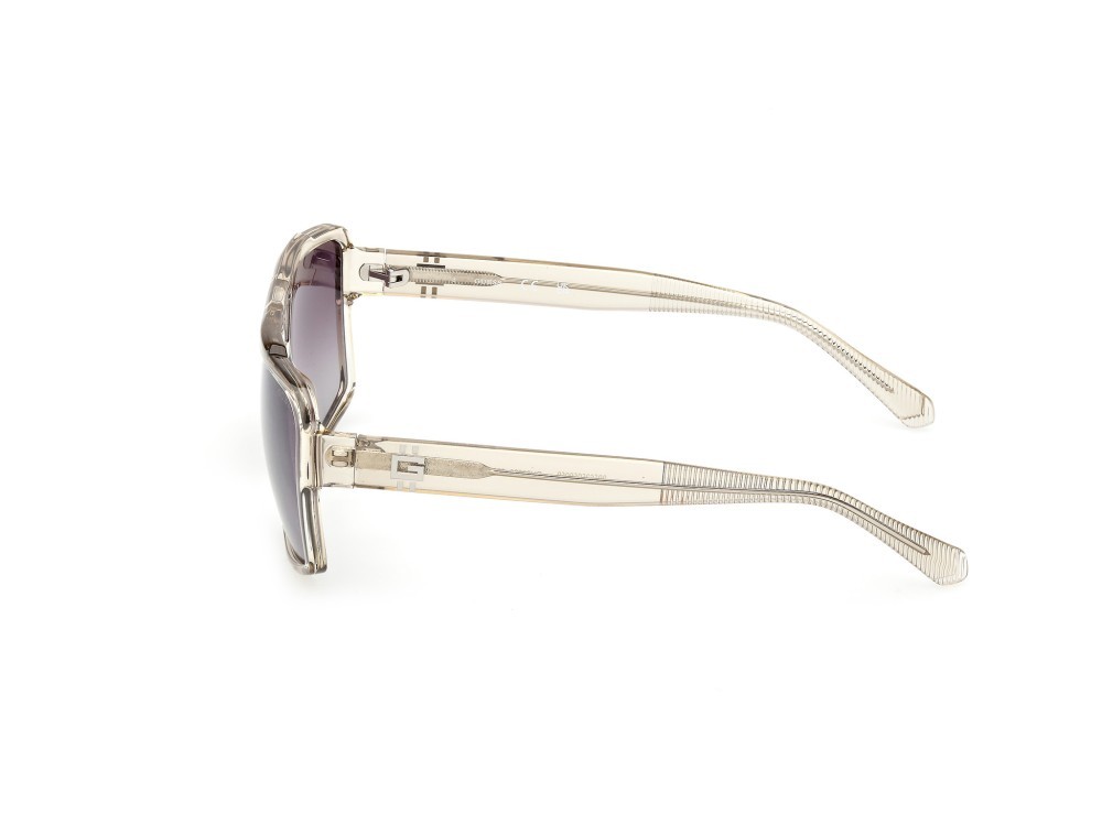 Sonnenbrillen Guess GU00223 (57Z) farbe beige lucido form navigator gläser viola sfumato o specchiato