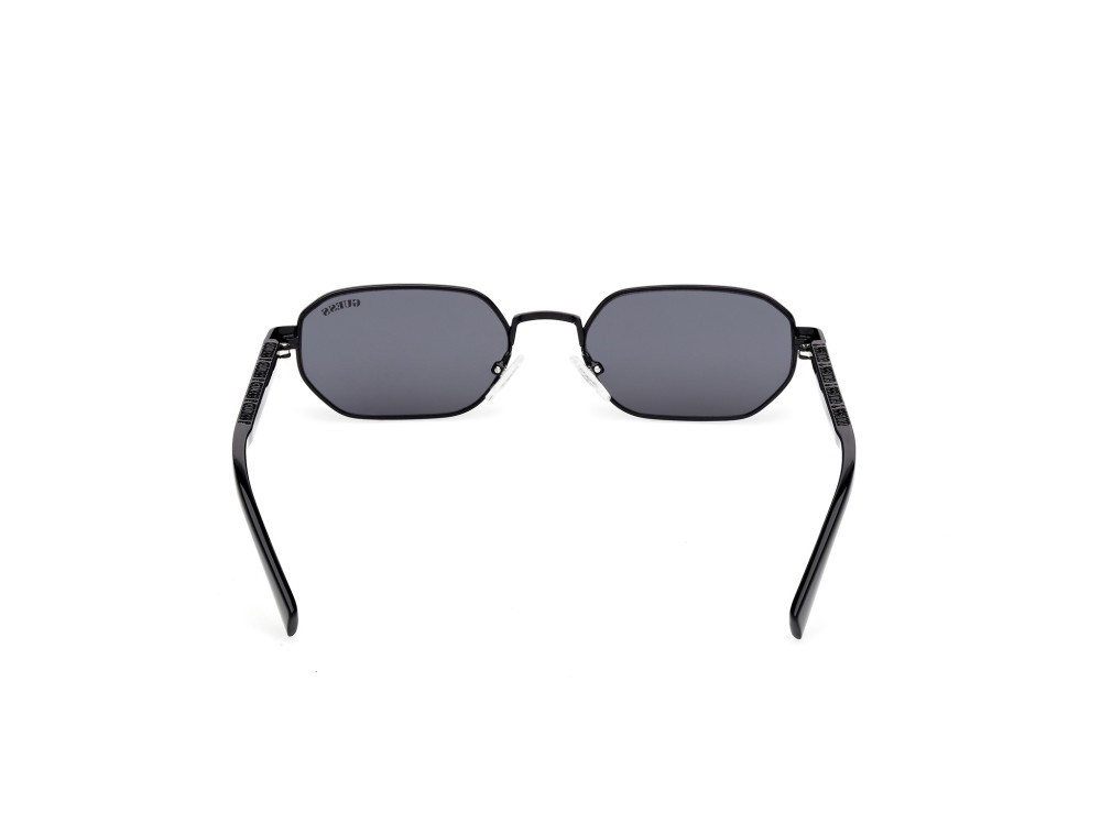Sonnenbrillen Guess GU00231 (01A) farbe nero lucido form geometrisch gläser fumo