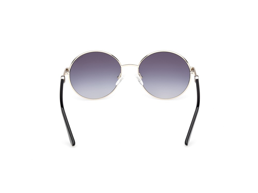 Occhiali da sole Guess GU00260 (01B) colore nero lucido forma rotondo lenti fumo grad.