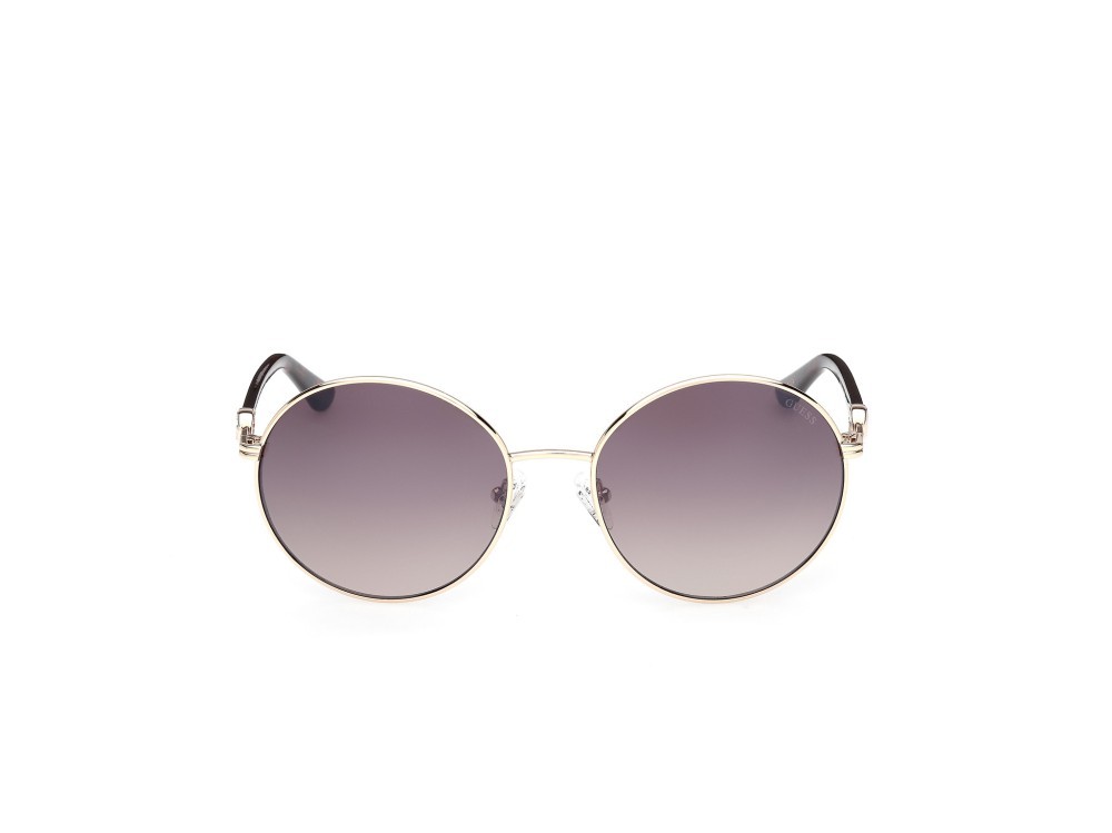 Occhiali da sole Guess GU00260 (32G) colore oro endura lucido / avana scura forma rotondo lenti marrone