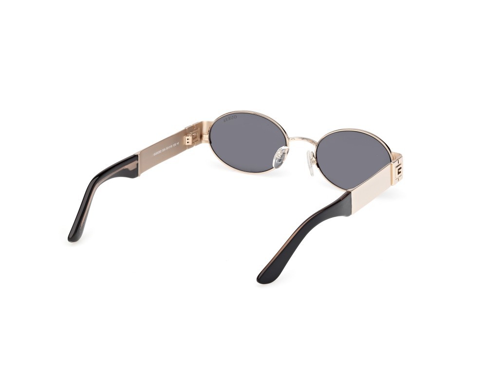 Occhiali da sole Guess GU00262 (32A) colore oro pallido lucido forma ovale lenti fumo