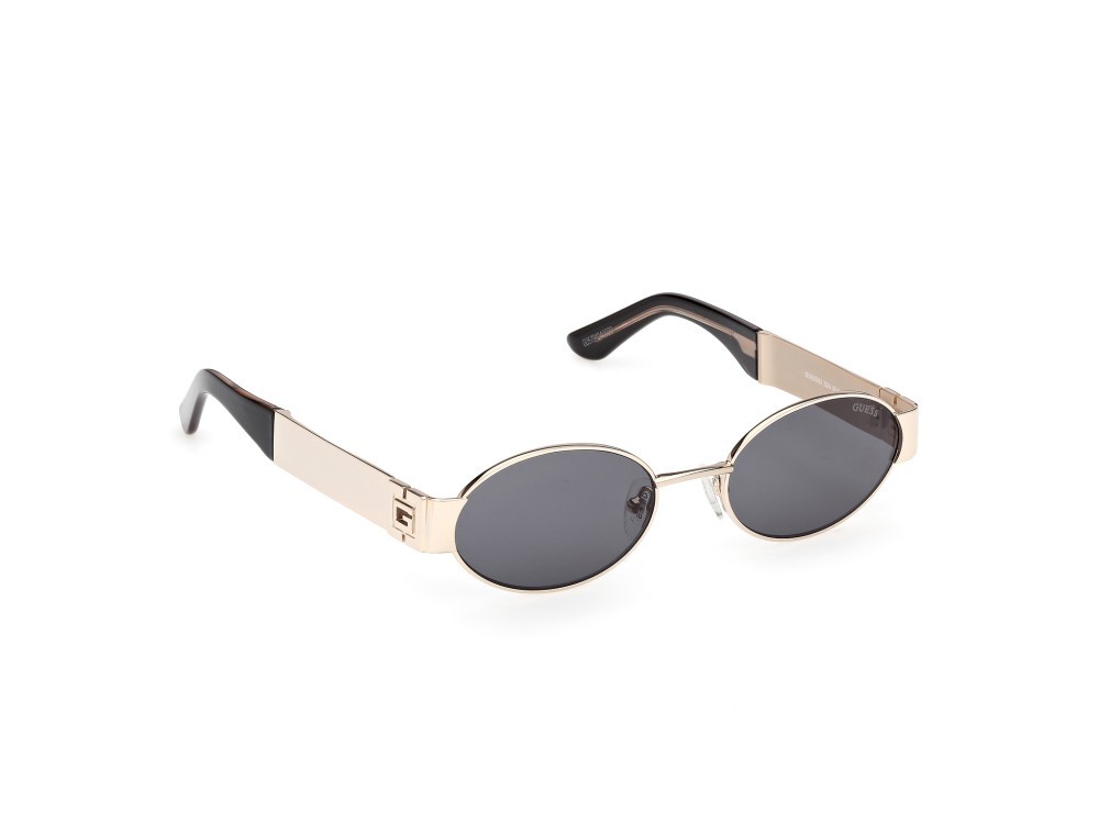 Occhiali da sole Guess GU00262 (32A) colore oro pallido lucido forma ovale lenti fumo