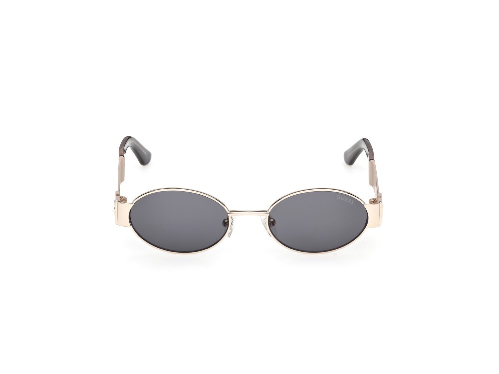 Occhiali da sole Guess GU00262 (32A) colore oro pallido lucido forma ovale lenti fumo