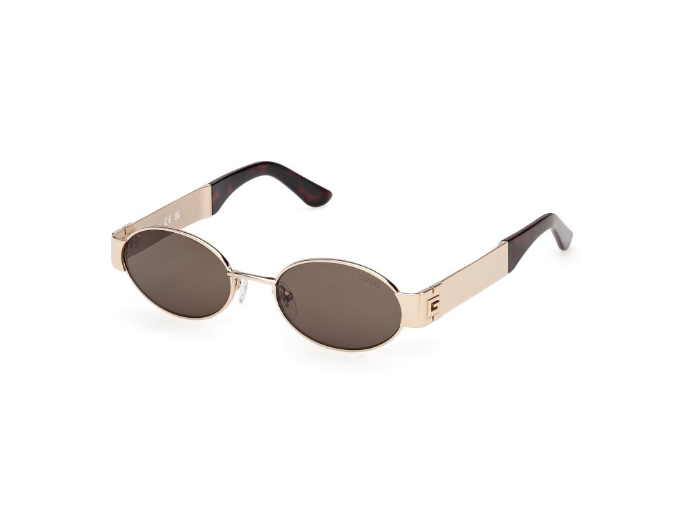 Sonnenbrillen Guess GU00262 (33E) farbe oro endura lucido  form oval gläser marrone