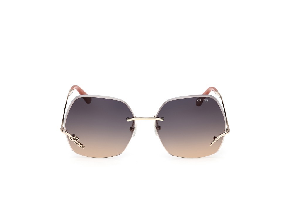 Sonnenbrillen Guess GU00268 (32B) farbe oro endura lucido  form schmetterling gläser fumo grad.