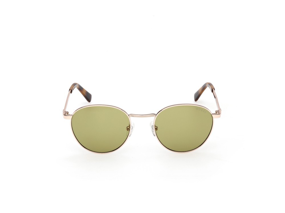 Occhiali da sole Guess GU00272 (32N) colore oro endura lucido forma rotondo lenti verde