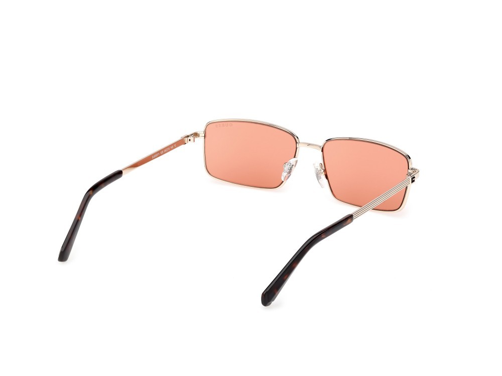 Sonnenbrillen Guess GU00273 (32S) farbe oro pallido lucido form rechteckig gläser bordeaux