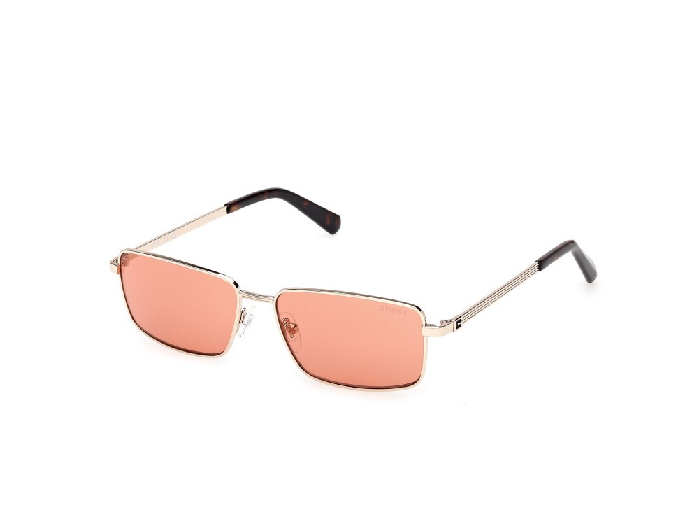 Sonnenbrillen Guess GU00273 (32S) farbe oro pallido lucido form rechteckig gläser bordeaux