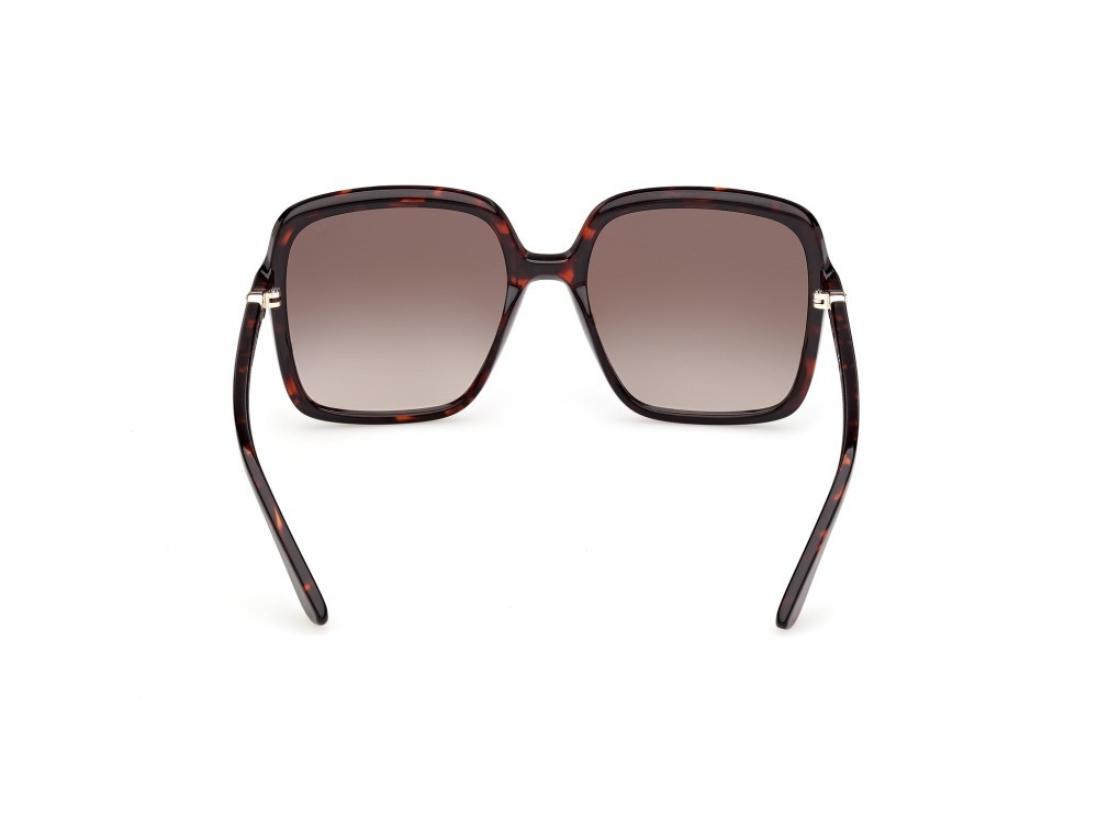 Occhiali da sole Guess GU00280 (52F) colore avana scura forma quadrato lenti marrone sfumato