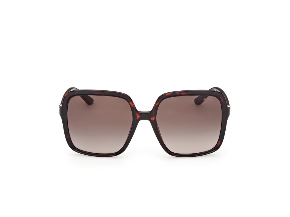 Occhiali da sole Guess GU00280 (52F) colore avana scura forma quadrato lenti marrone sfumato