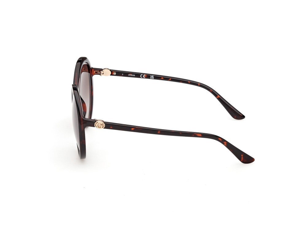 Occhiali da sole Guess GU00281 (52F) colore avana scura forma rotondo lenti marrone sfumato