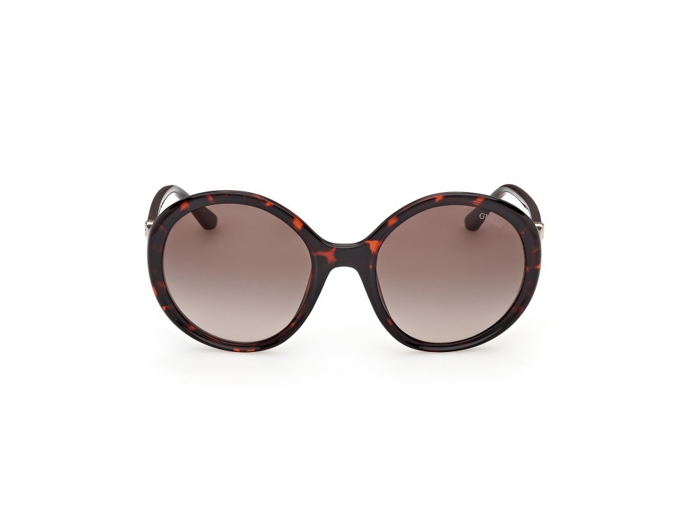 Occhiali da sole Guess GU00281 (52F) colore avana scura forma rotondo lenti marrone sfumato