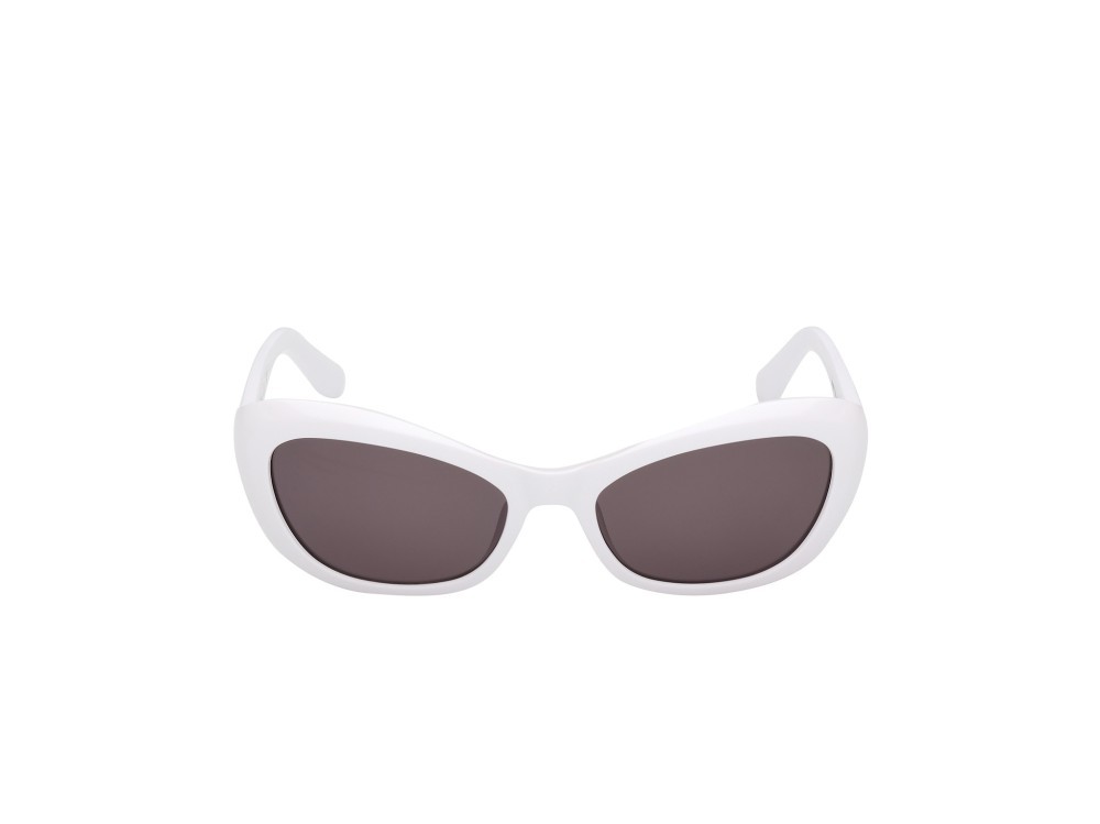 Occhiali da sole Guess GU00286 (21A) colore bianco lucido forma cat eye lenti fumo