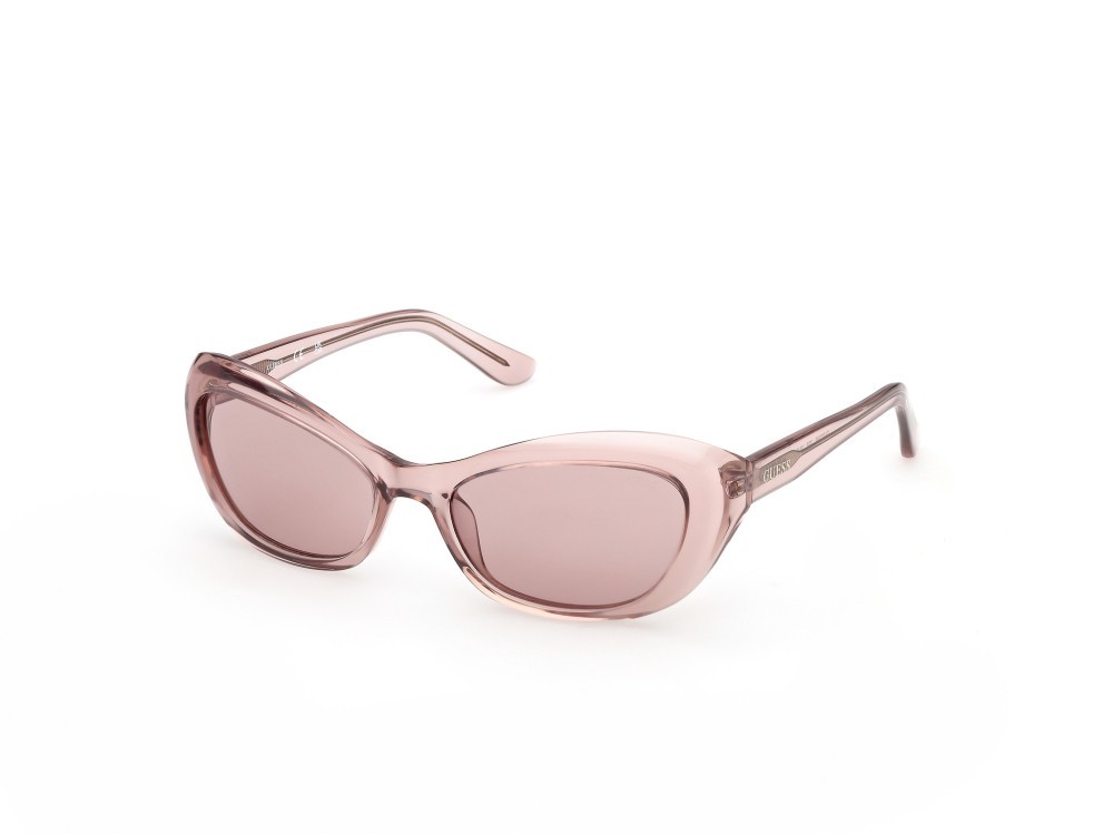 Occhiali da sole Guess GU00286 (72S) colore rosa/monocolore  forma cat eye lenti bordeaux