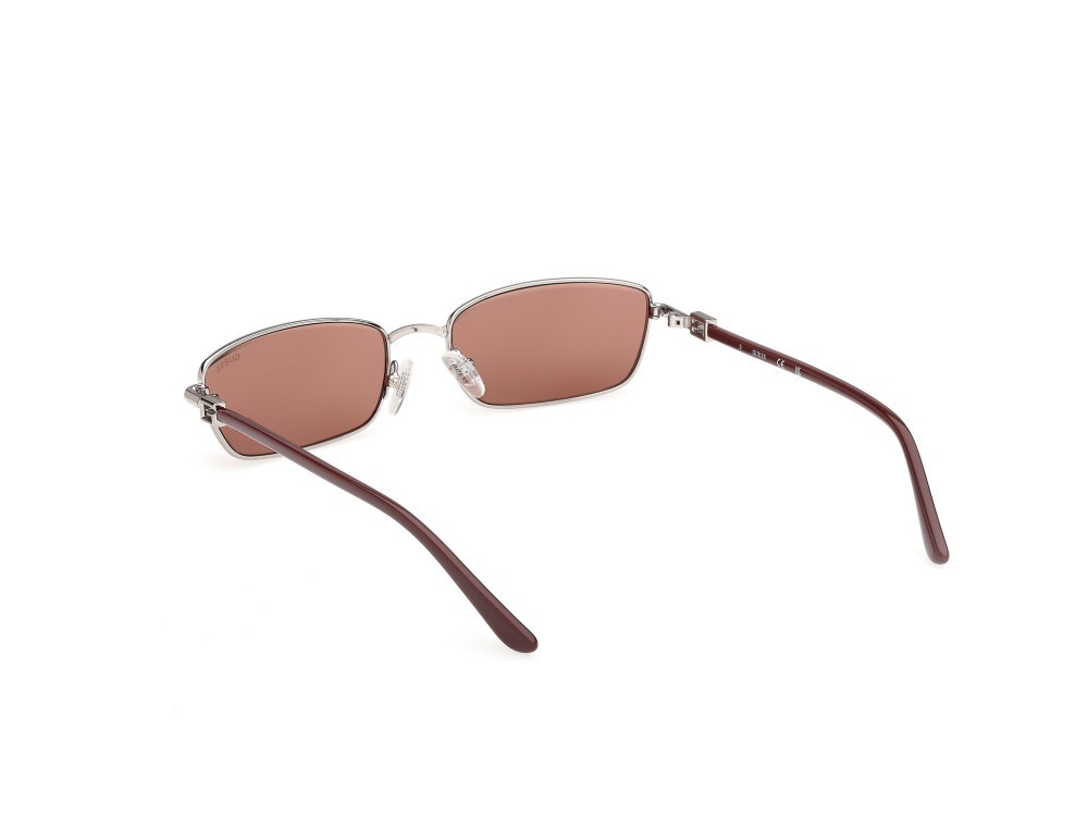 Occhiali da sole Guess GU00290 (08E) colore antracite lucido / bordeaux lucido forma rettangolare lenti marrone